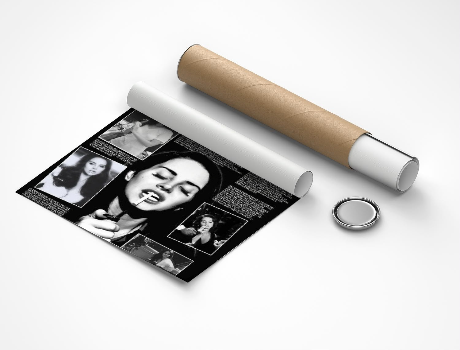 Rolled poster