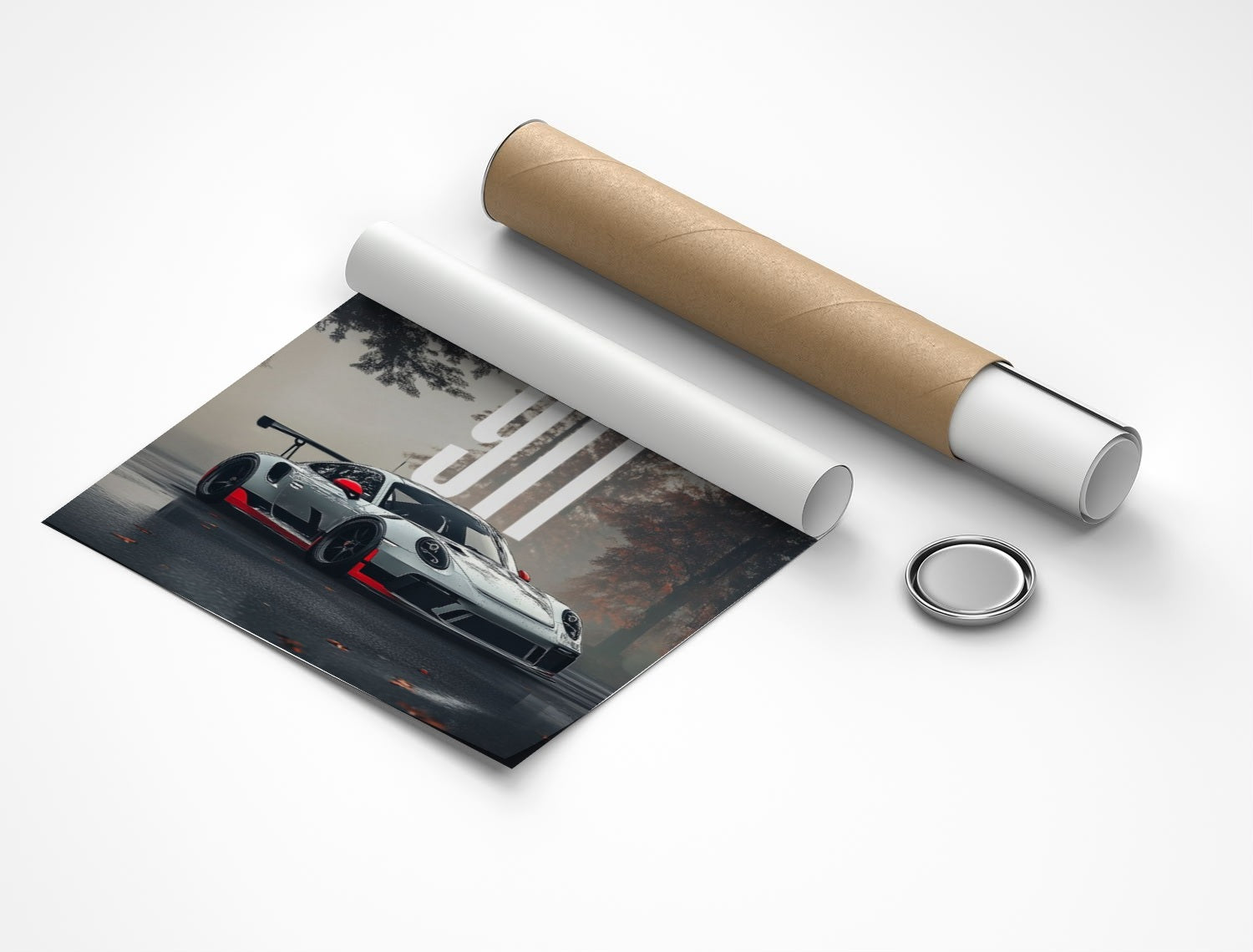 Rolled poster