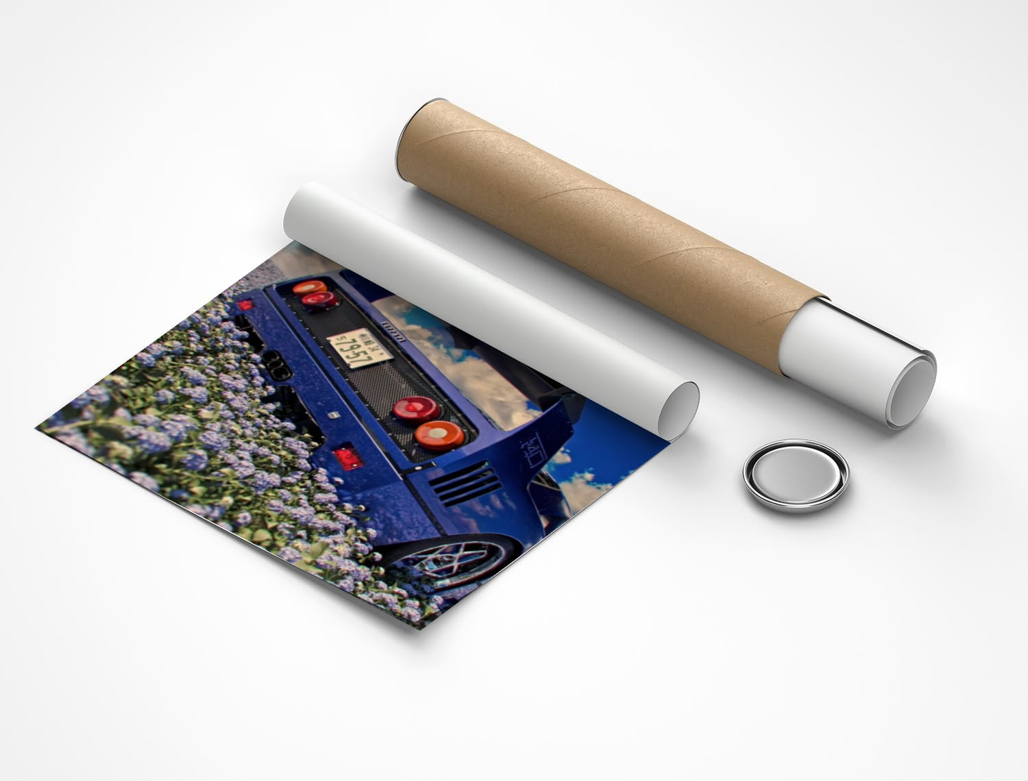Rolled poster