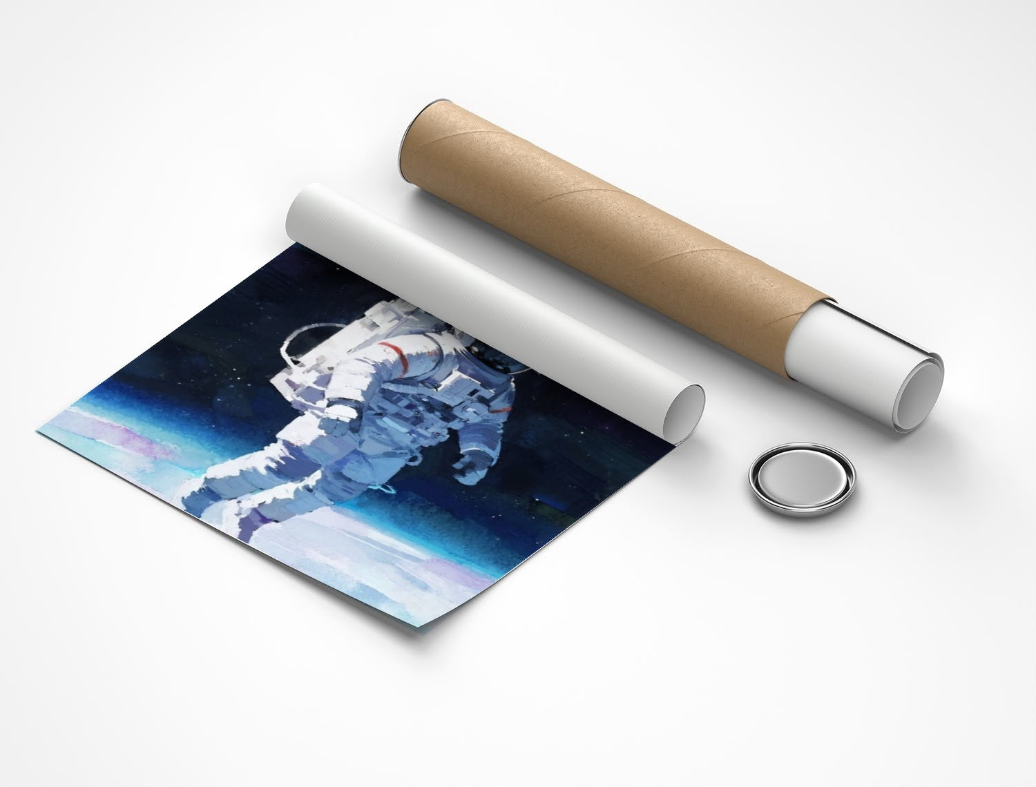 Rolled poster