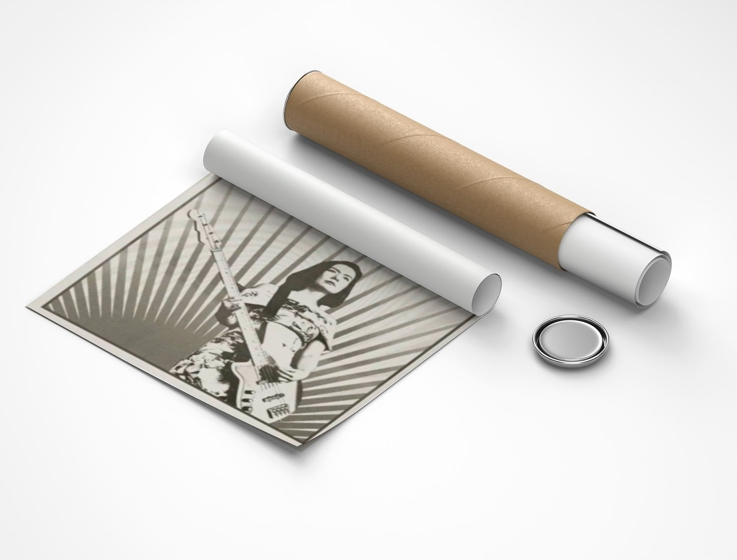 Rolled poster