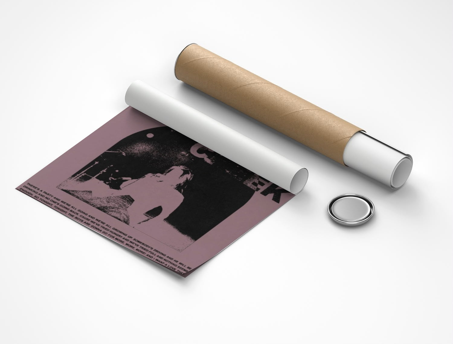 Rolled poster