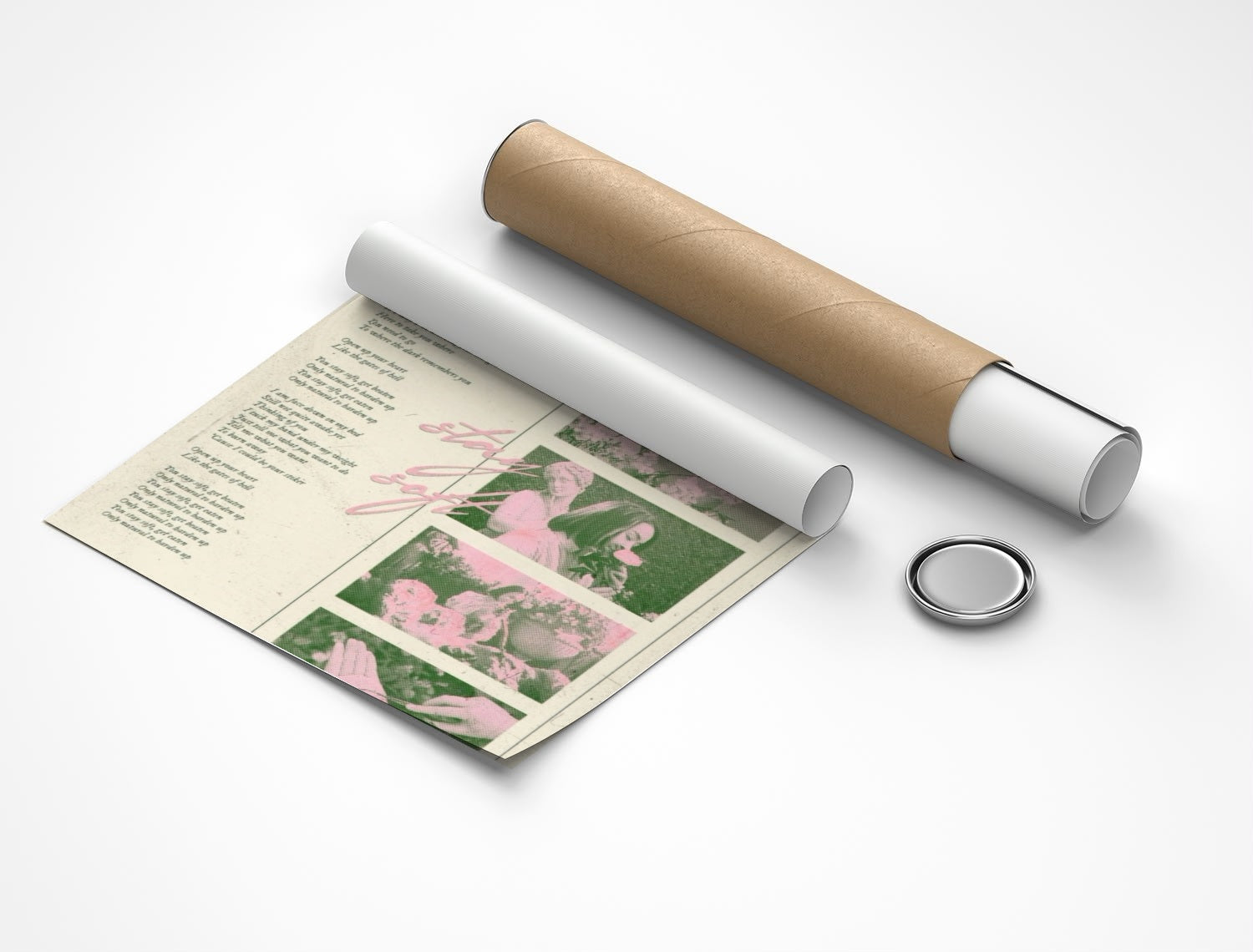 Rolled poster