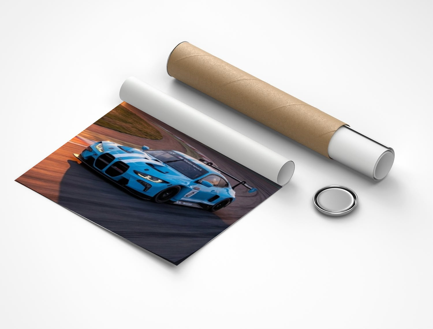 Rolled poster
