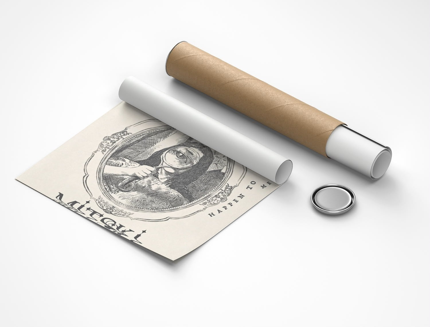 Rolled poster
