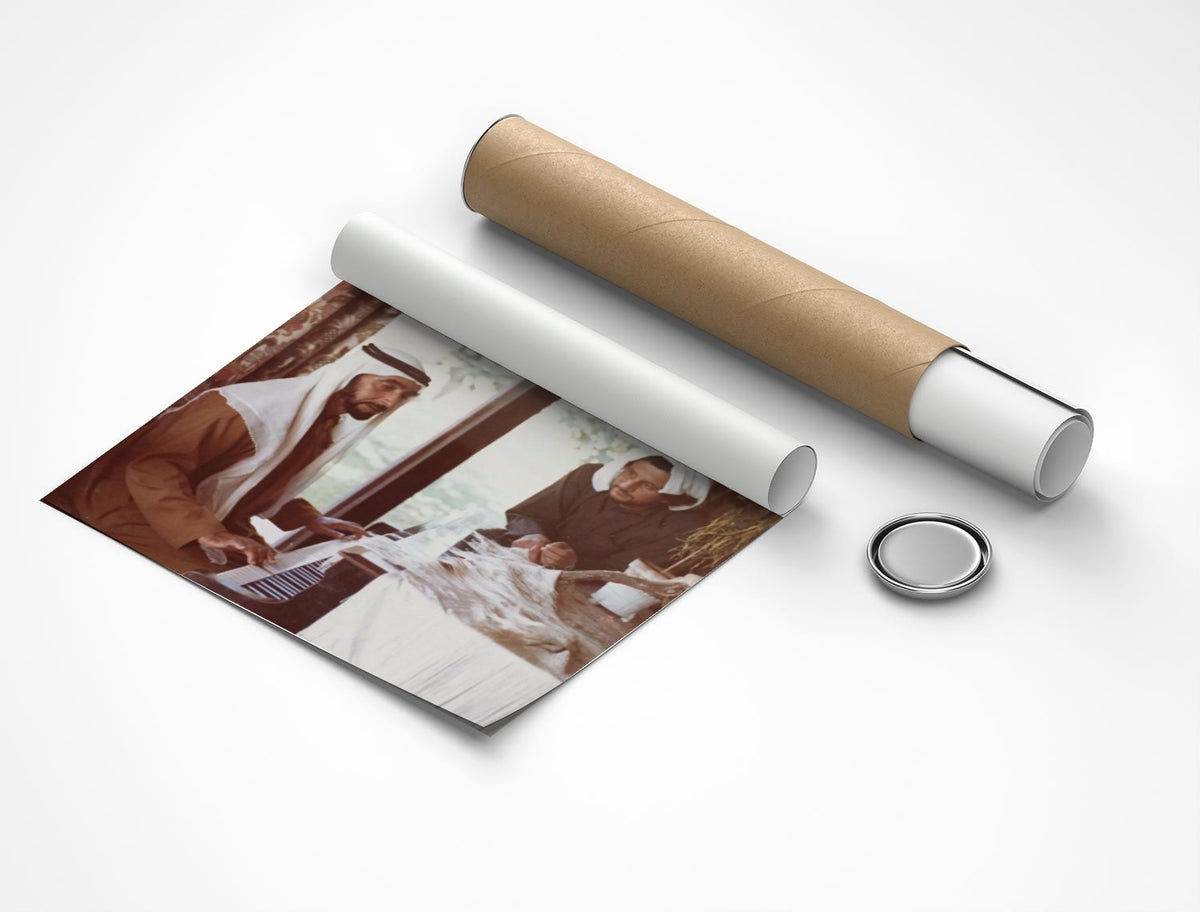 Rolled poster