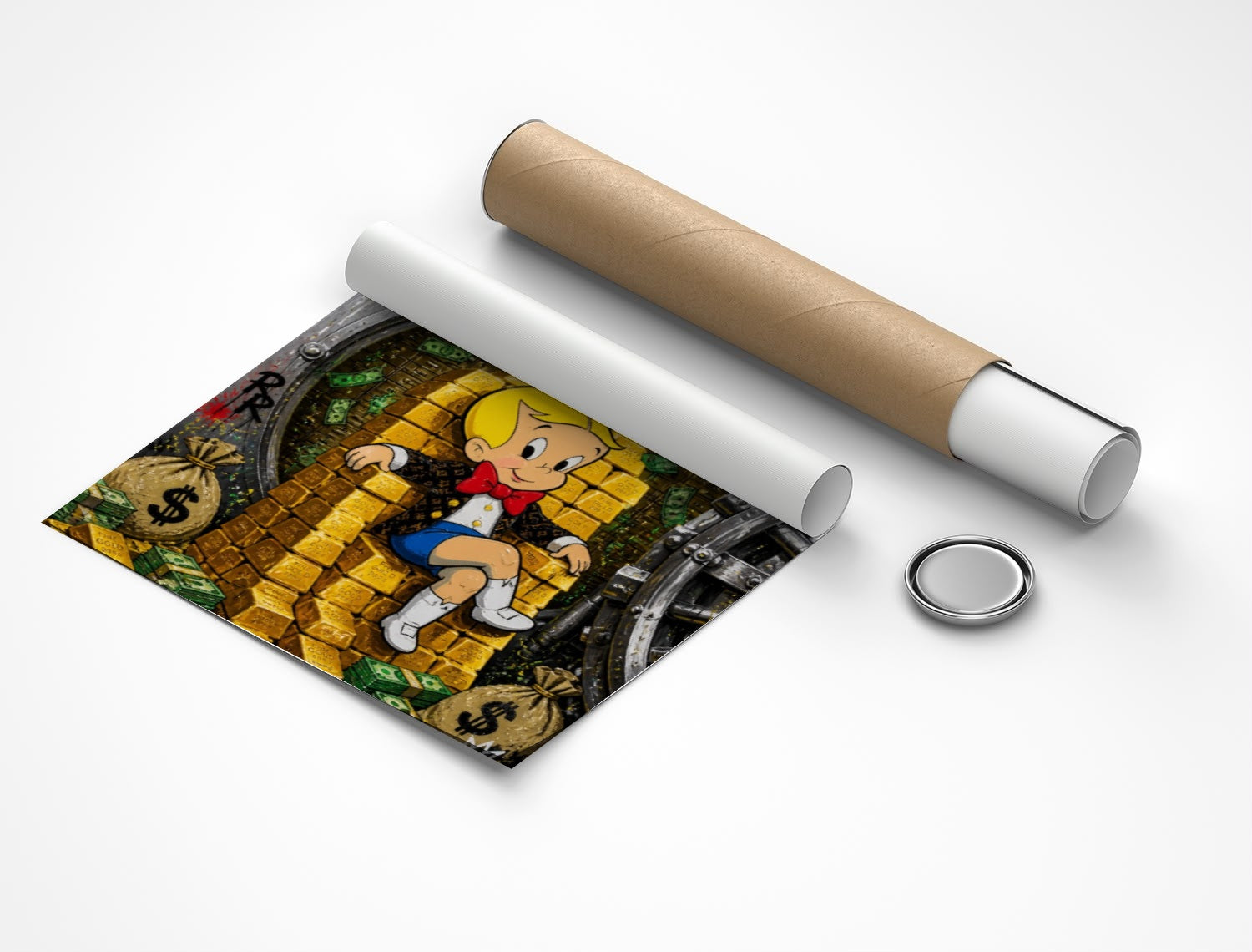 Rolled poster