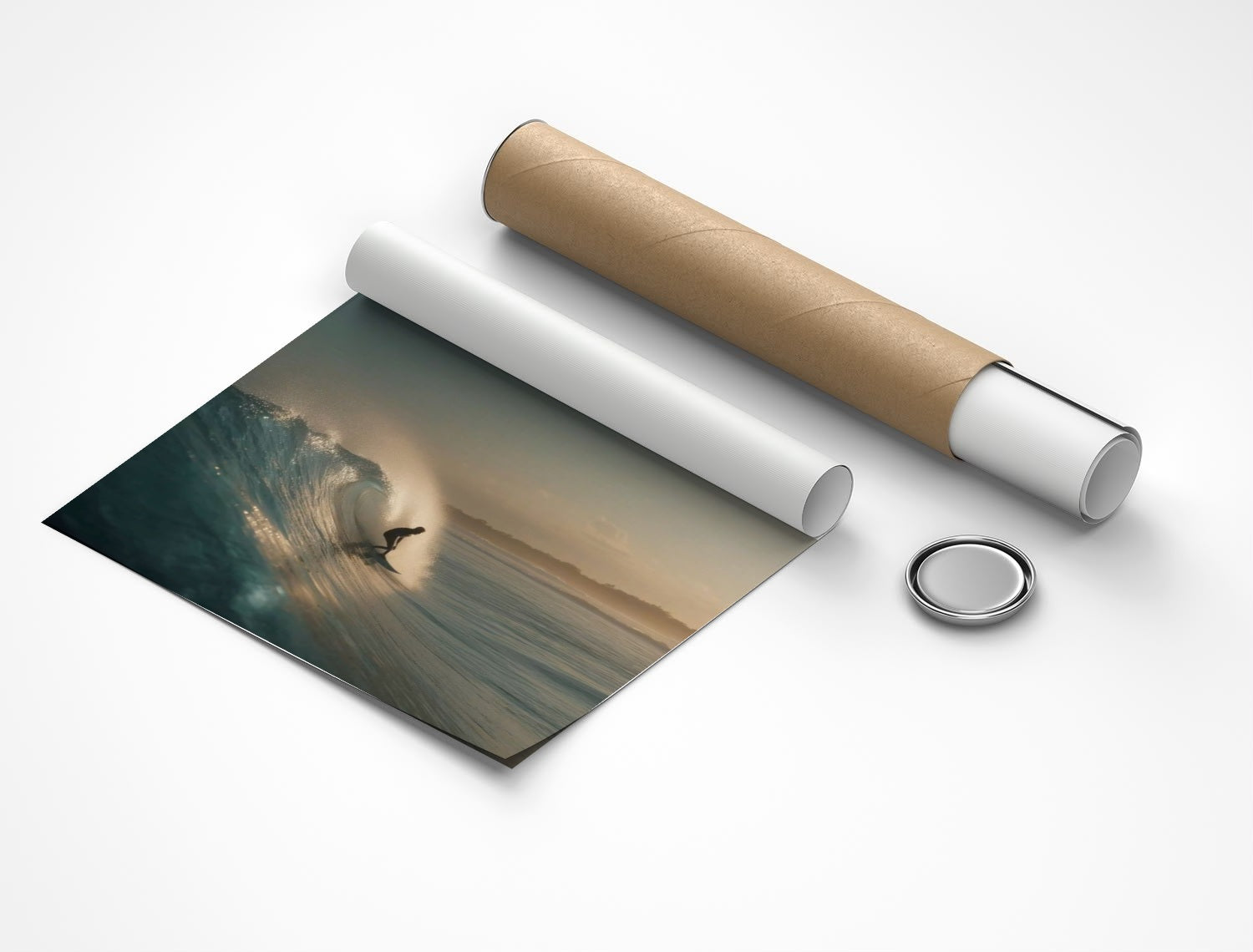 Rolled poster