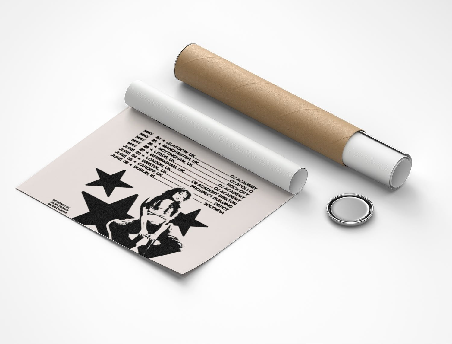 Rolled poster