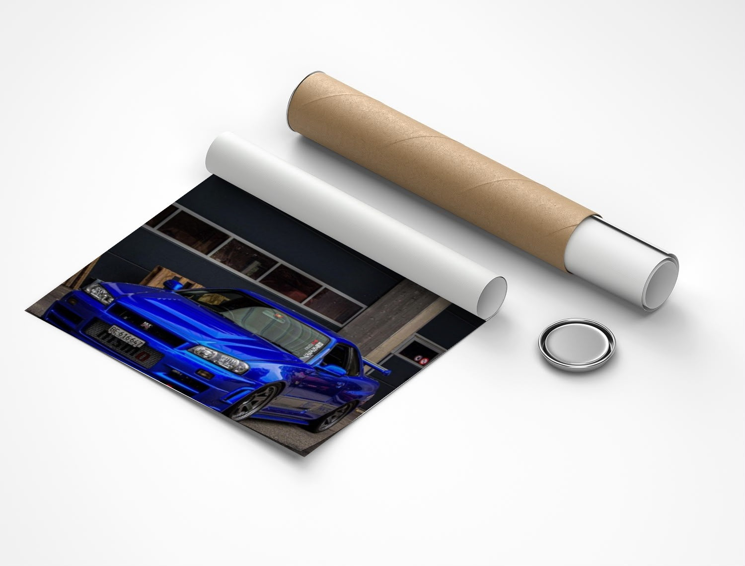 Rolled poster