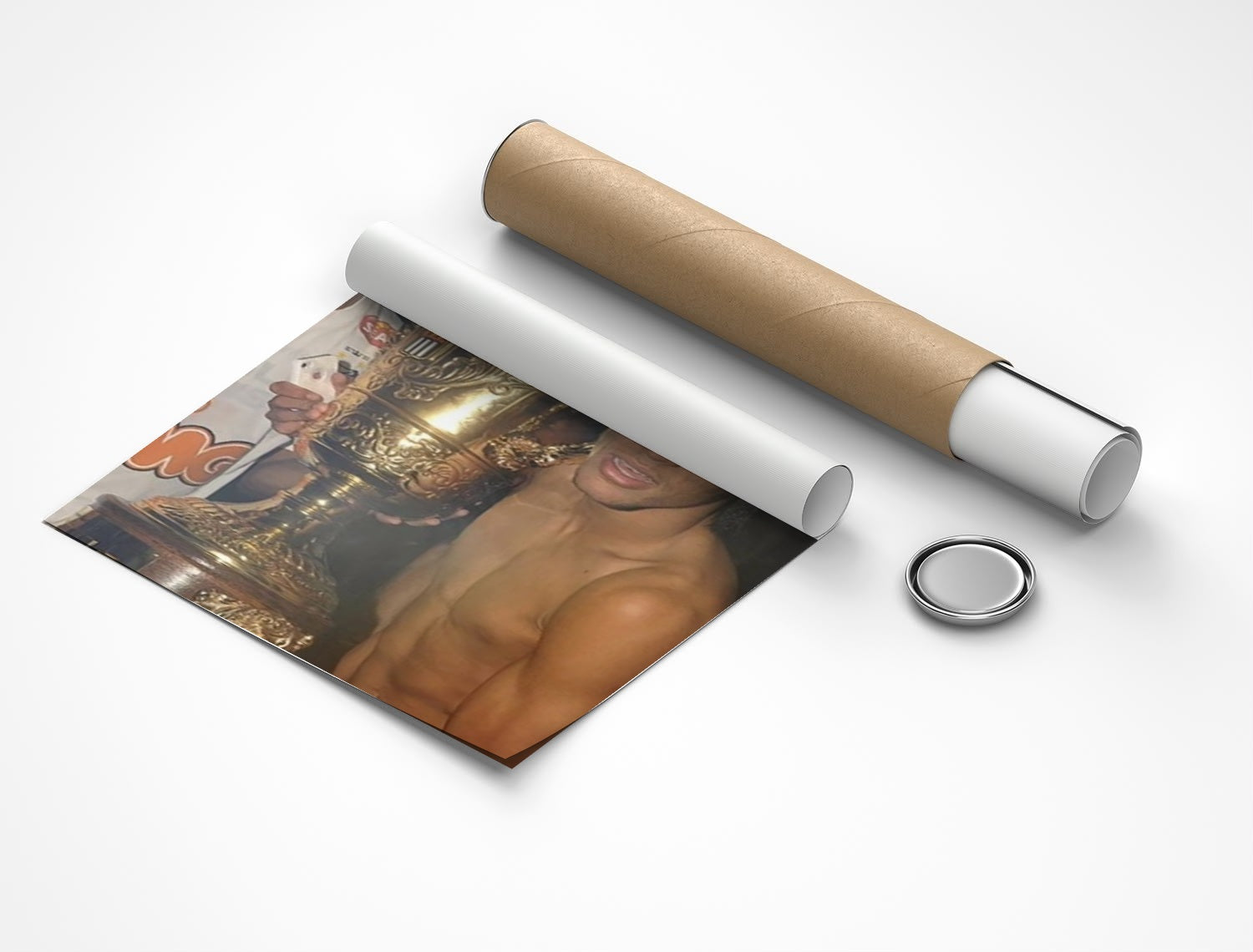 Rolled poster