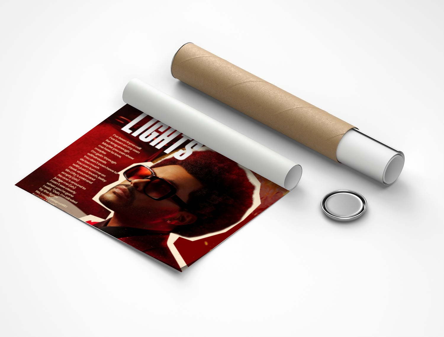 Rolled poster