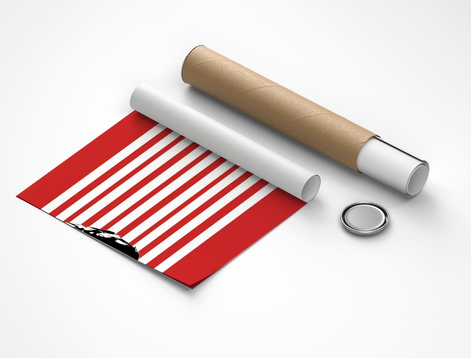 Rolled poster