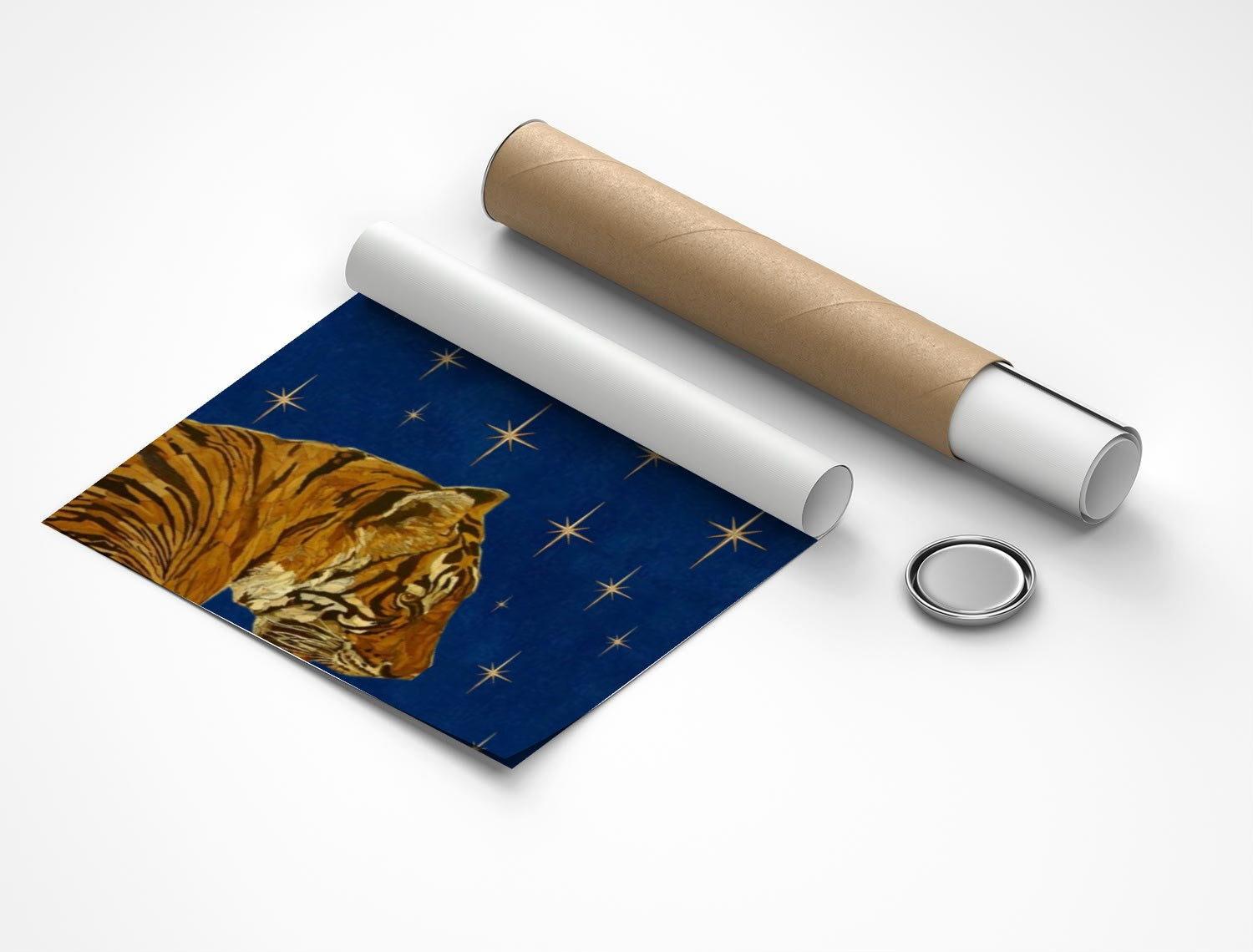Rolled poster