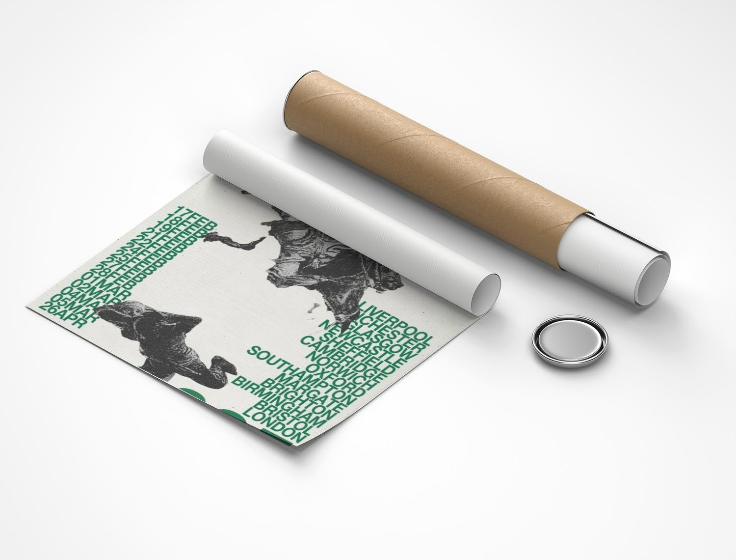 Rolled poster