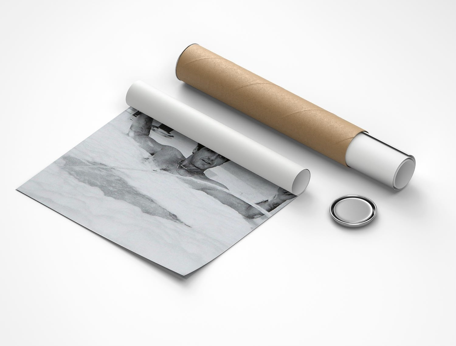Rolled poster