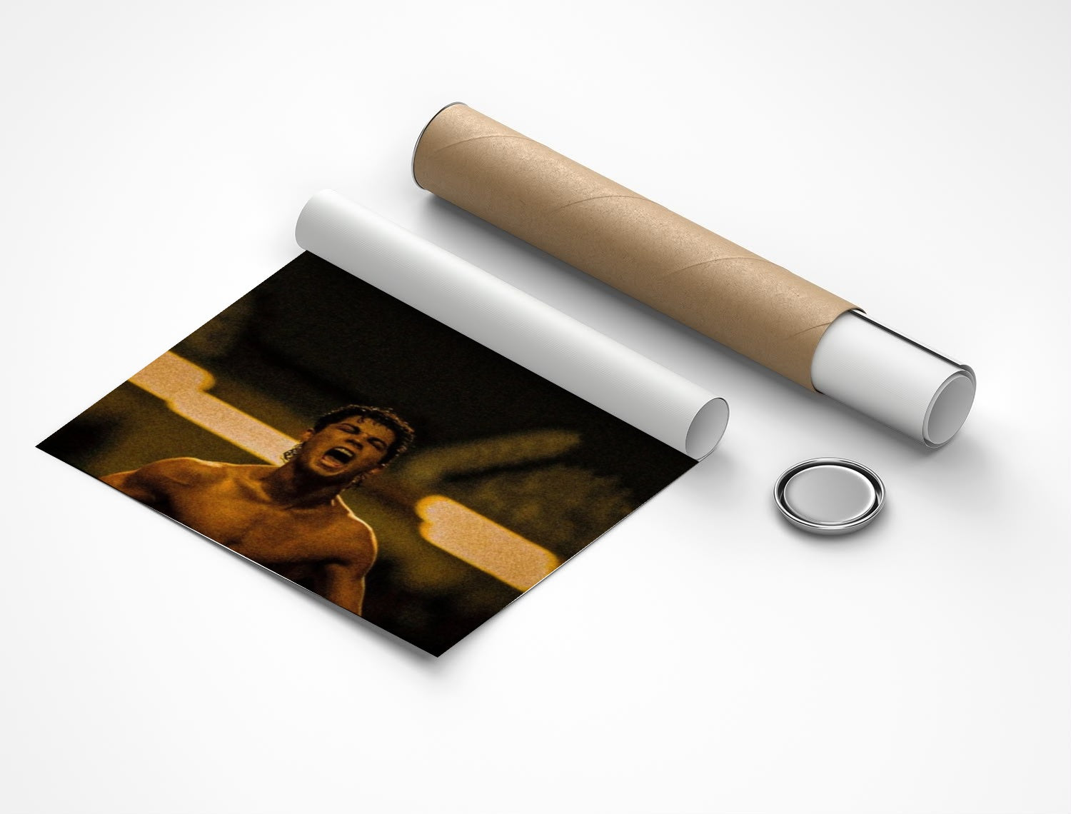 Rolled poster