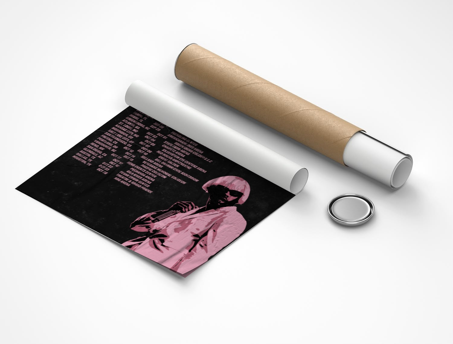 Rolled poster