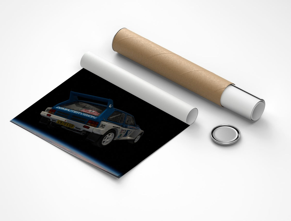 Rolled poster