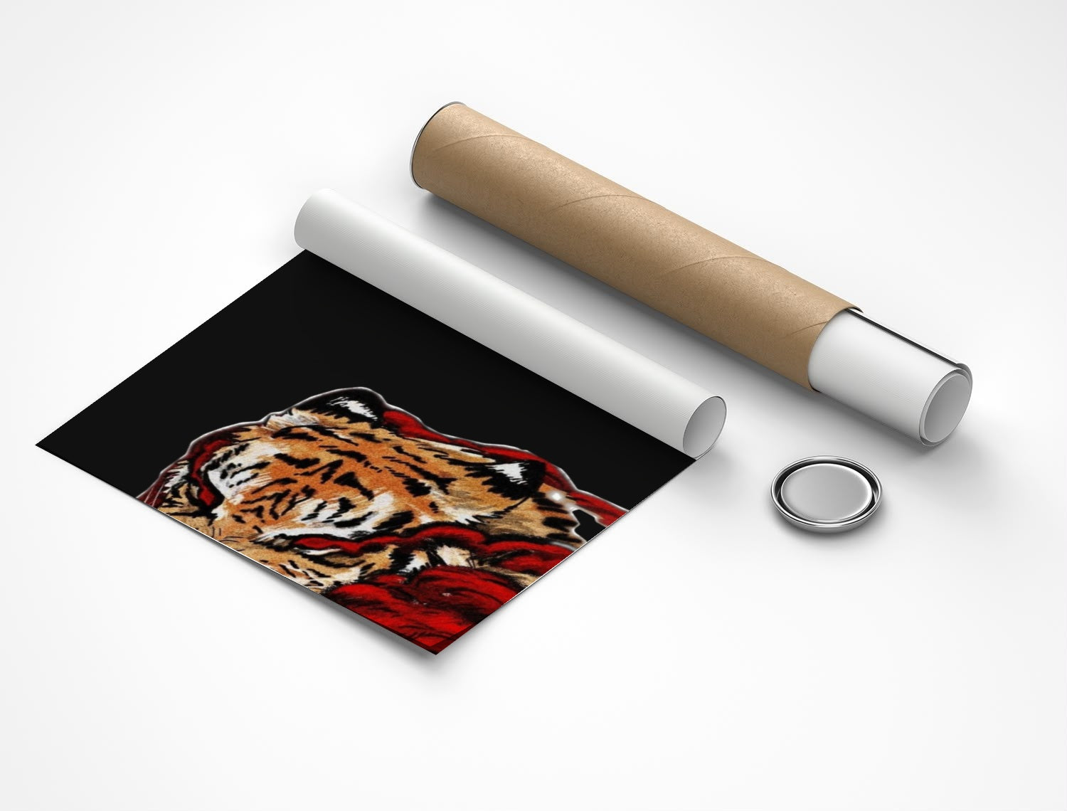 Rolled poster
