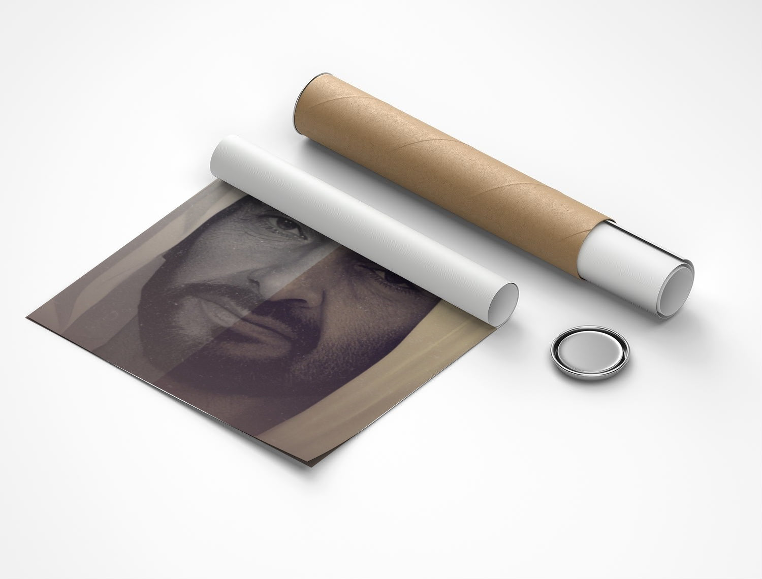 Rolled poster