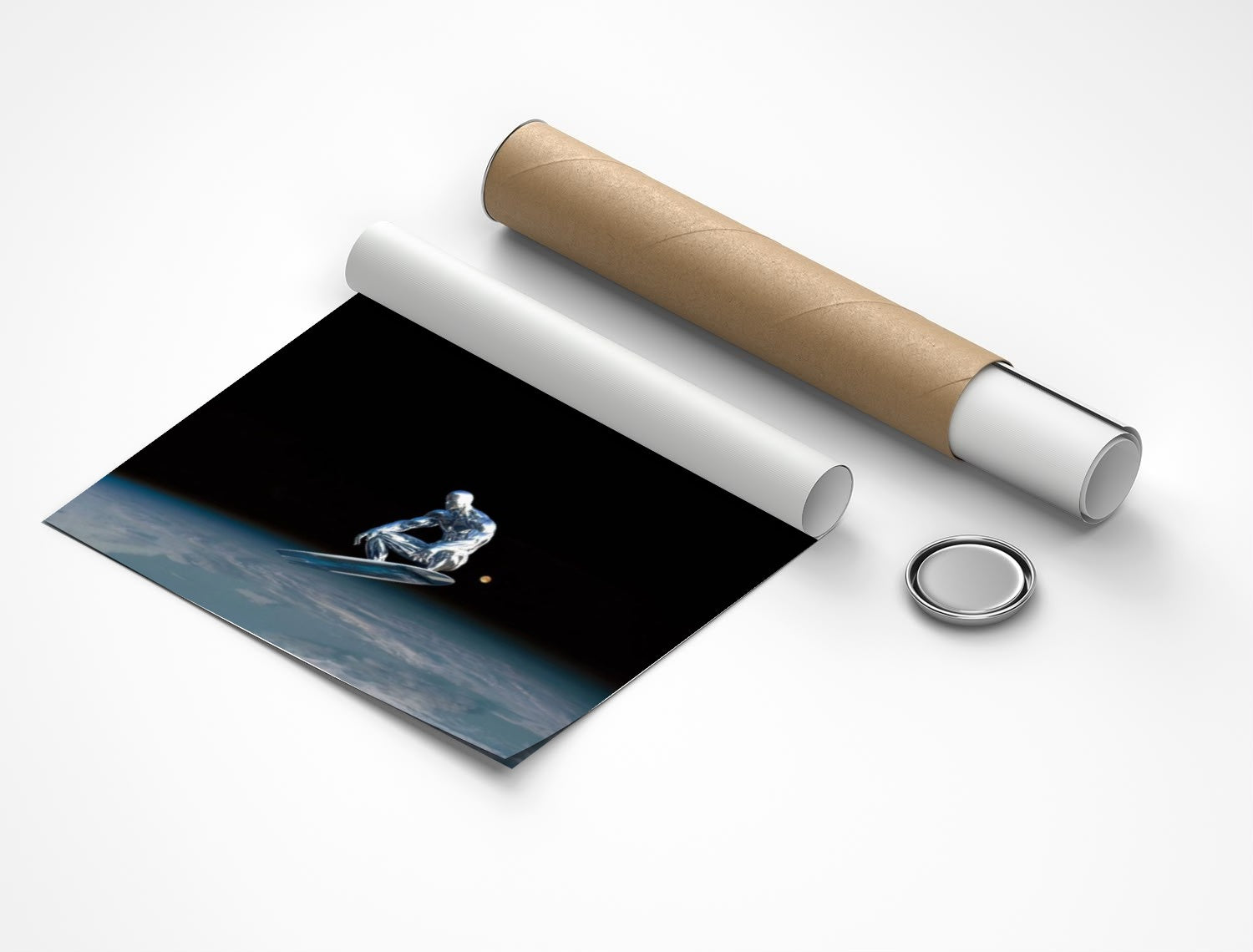 Rolled poster