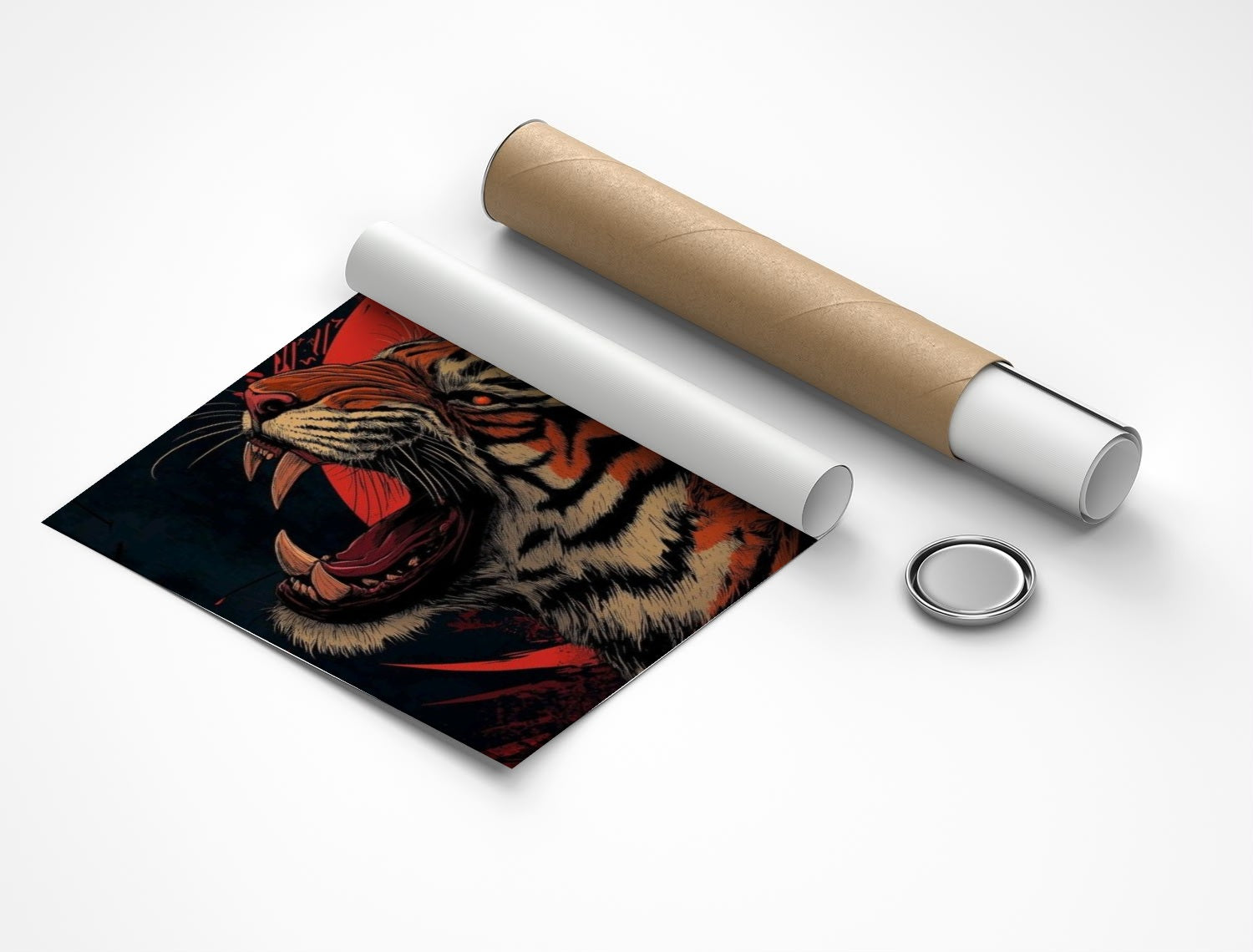 Rolled poster