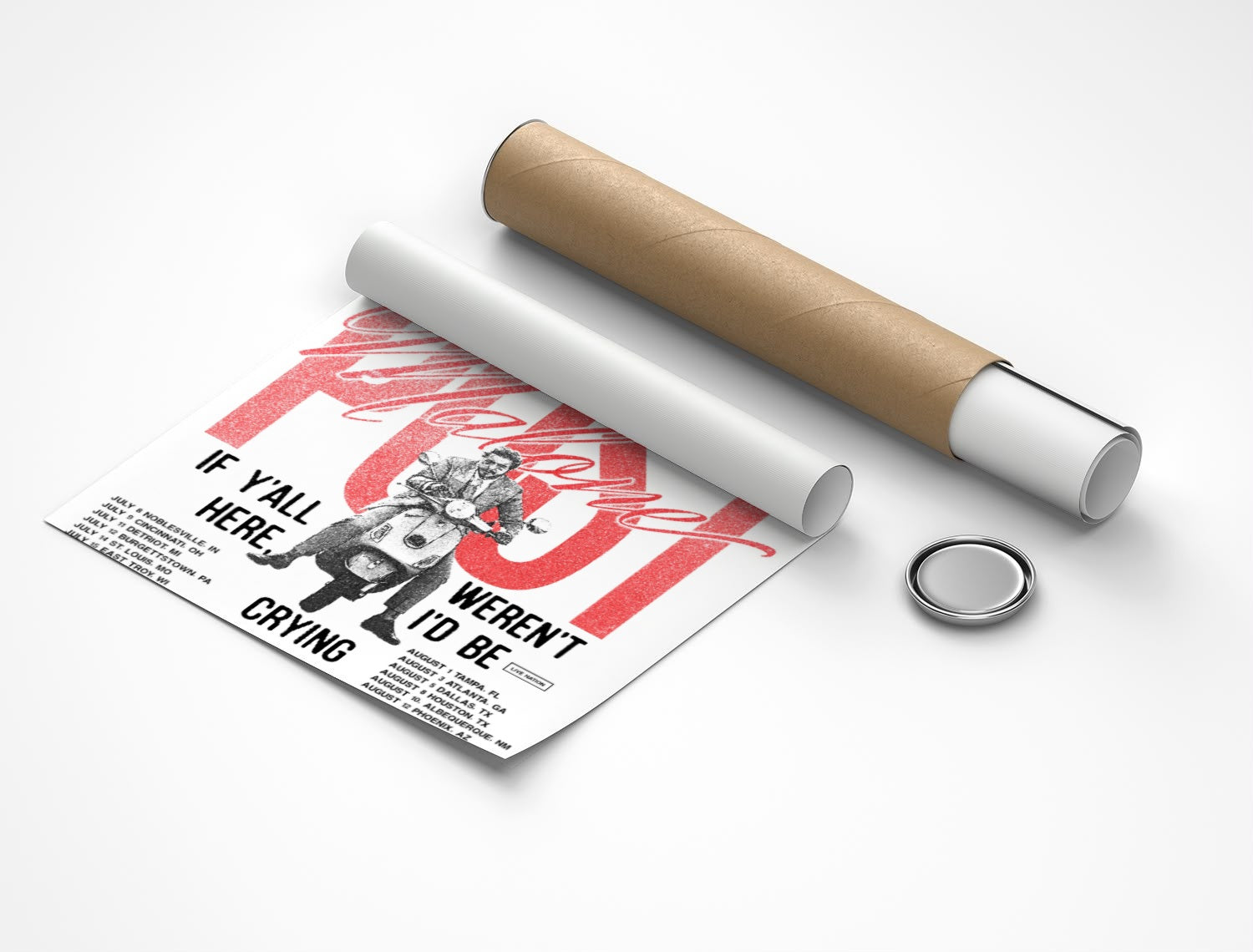 Rolled poster