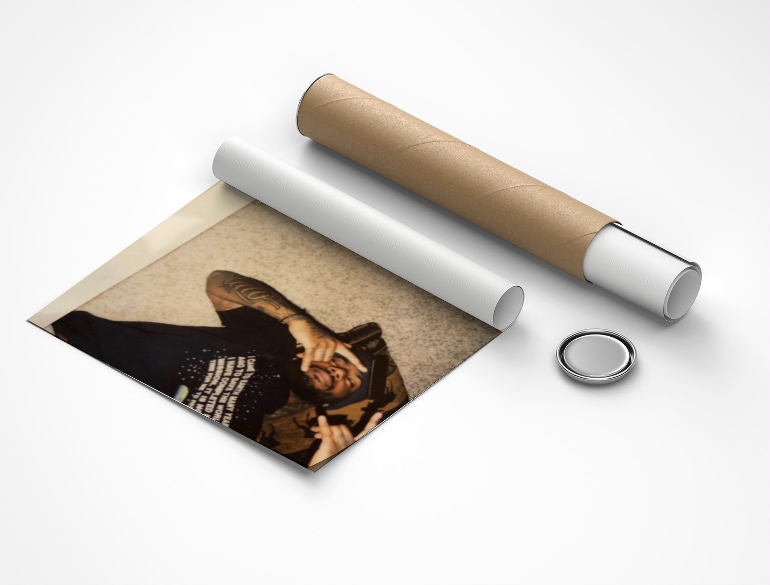Rolled poster