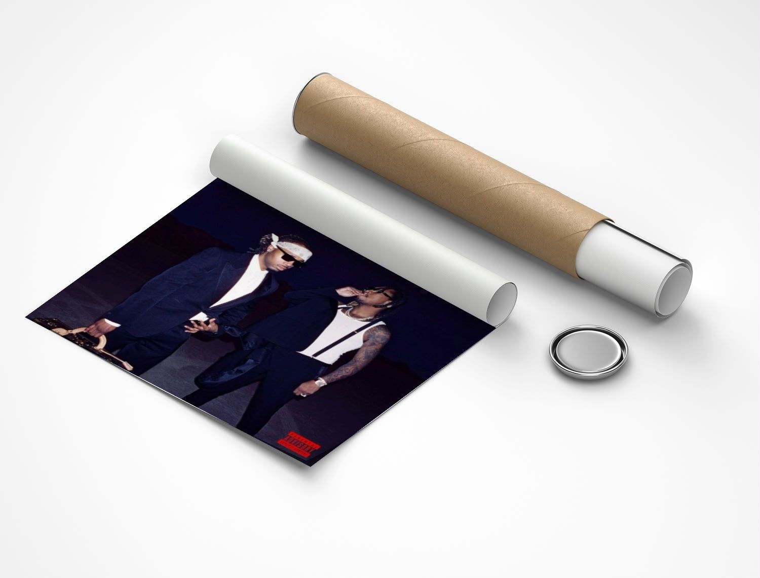 Rolled poster