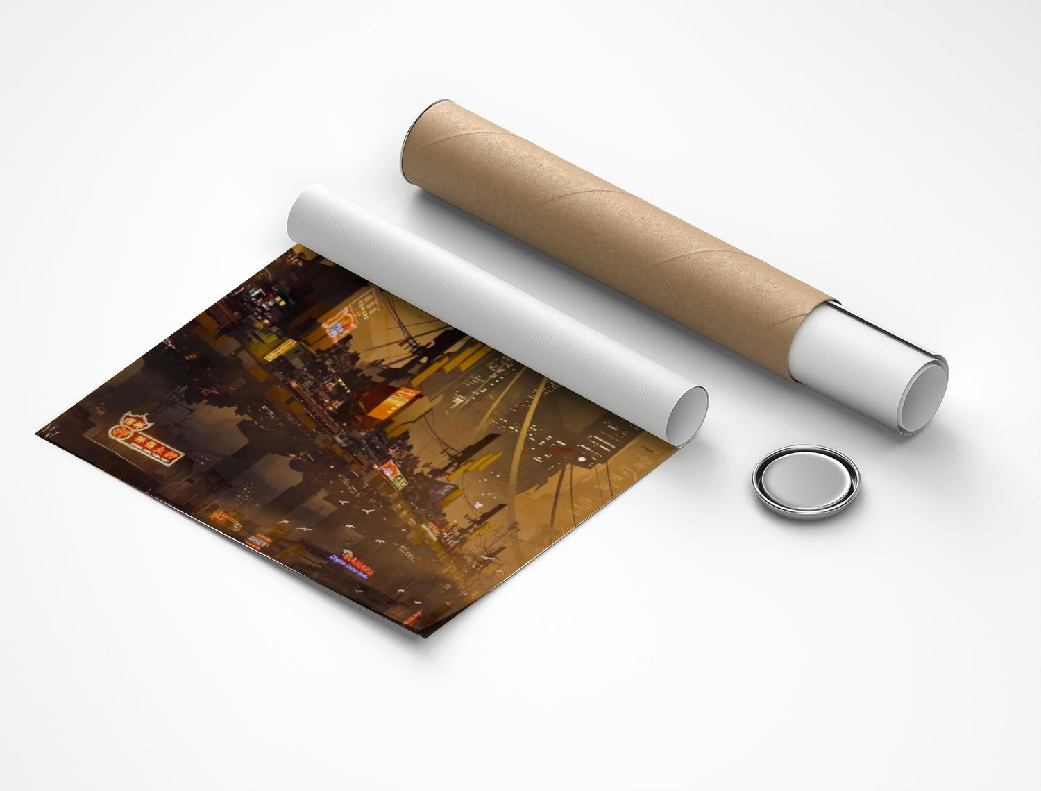 Rolled poster
