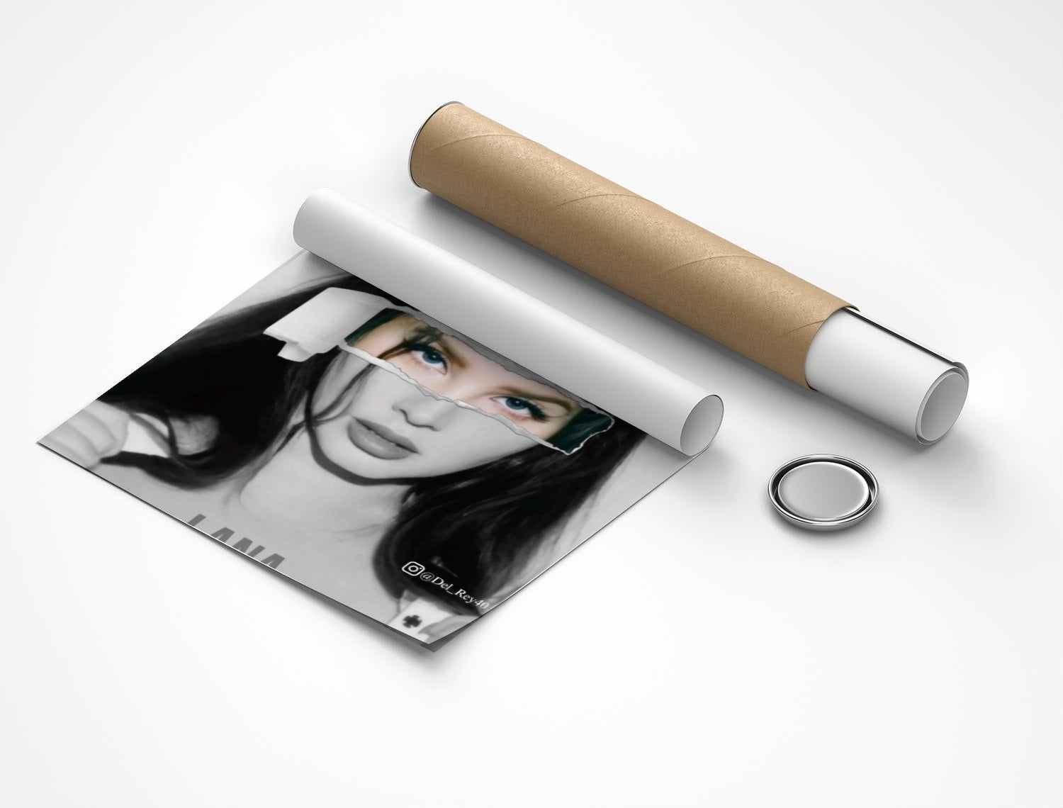 Rolled poster