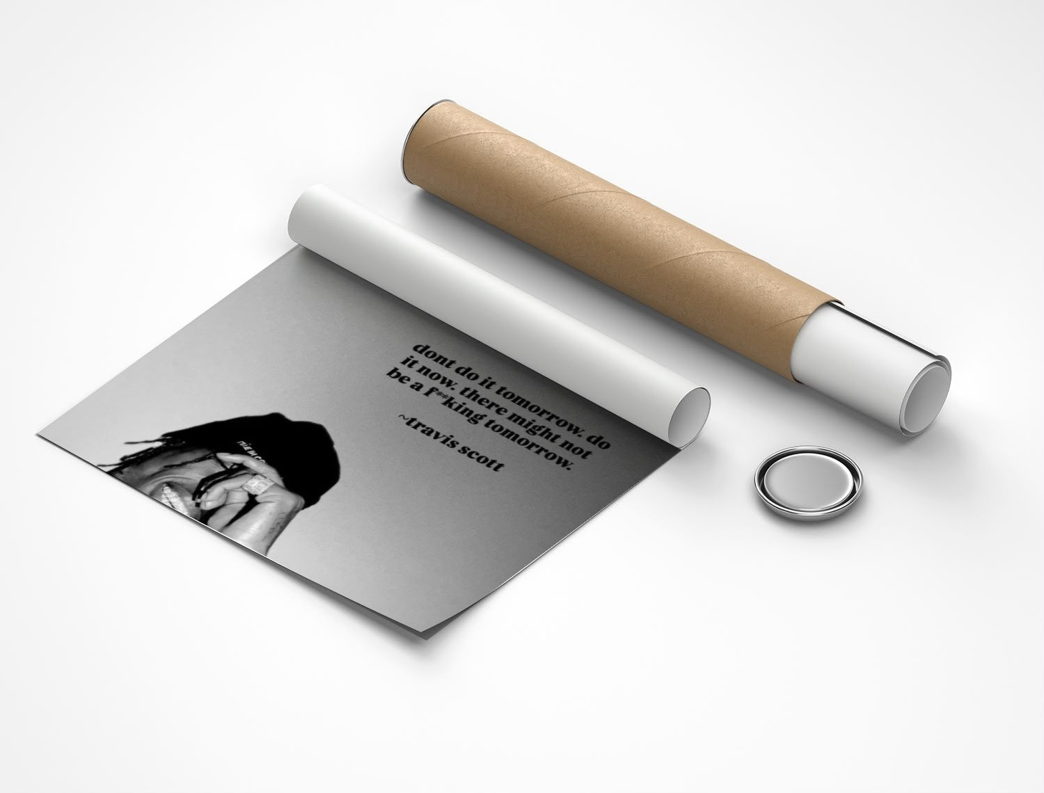 Rolled poster