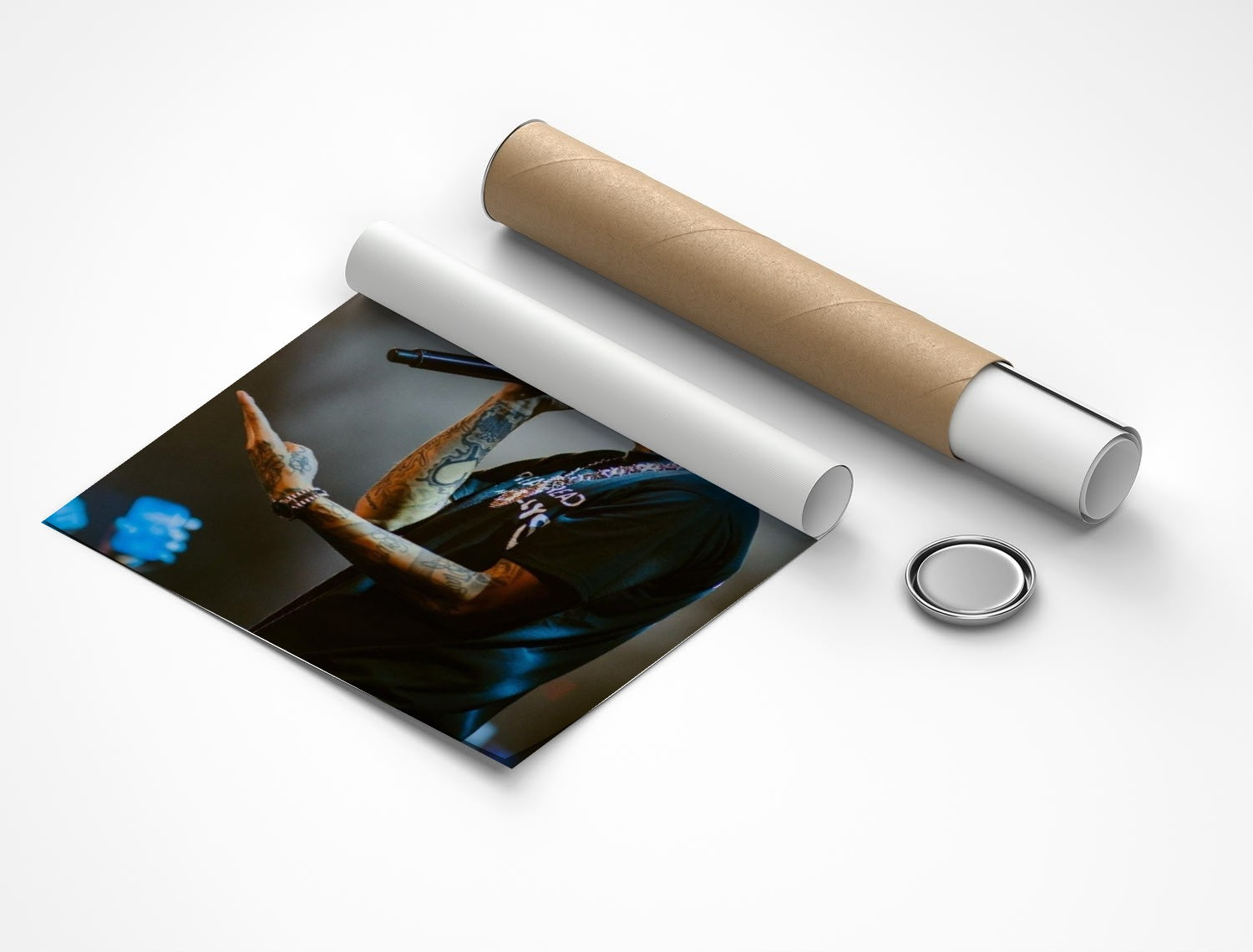 Rolled poster