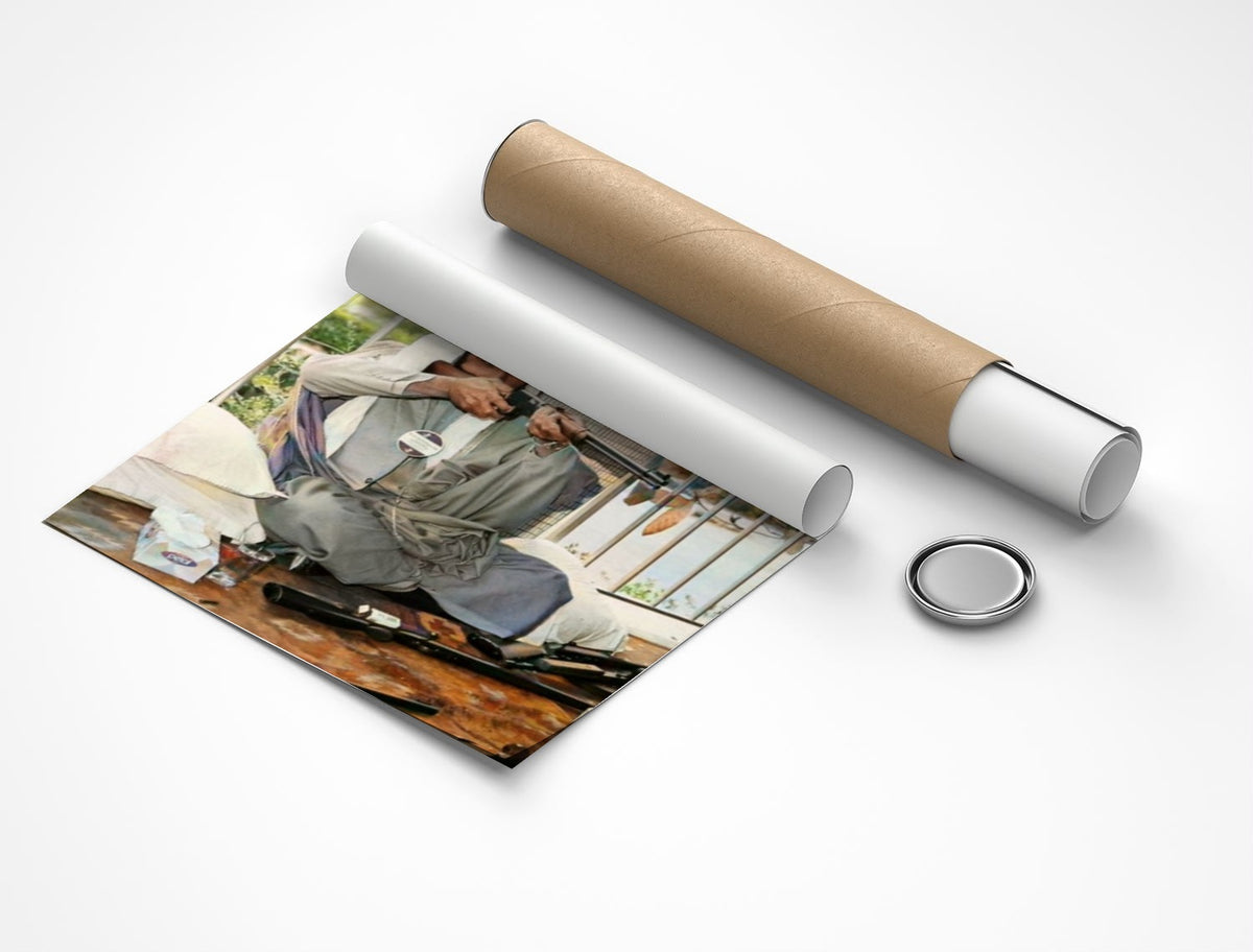 Rolled poster