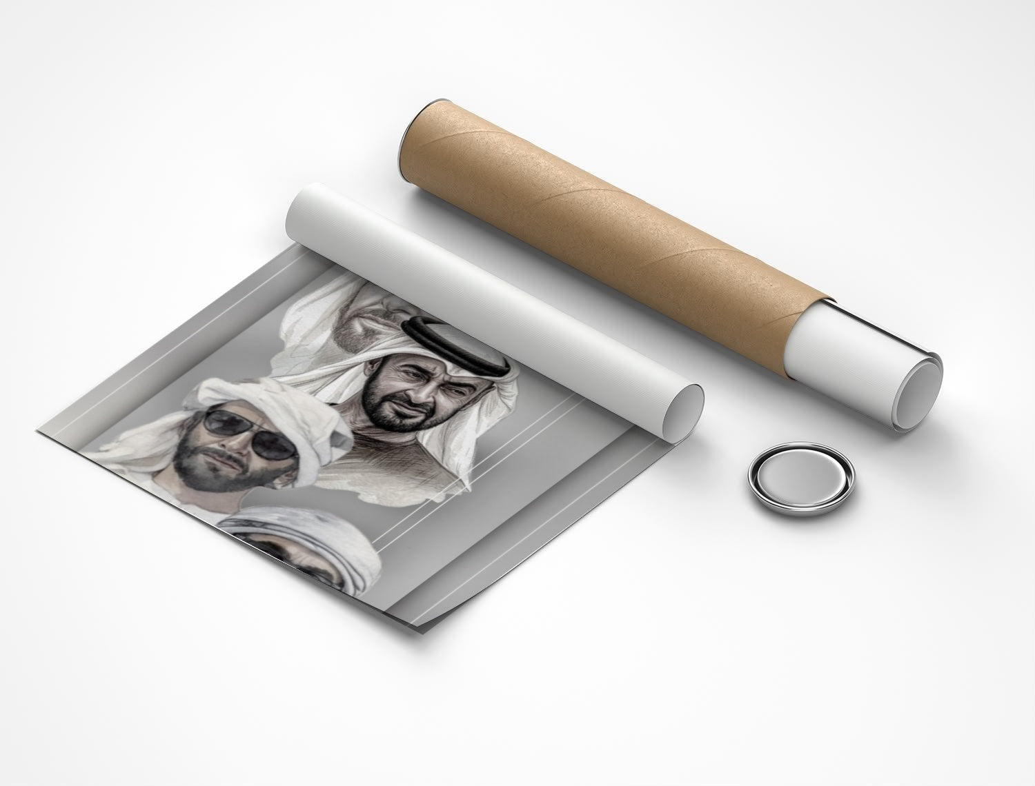 Rolled poster