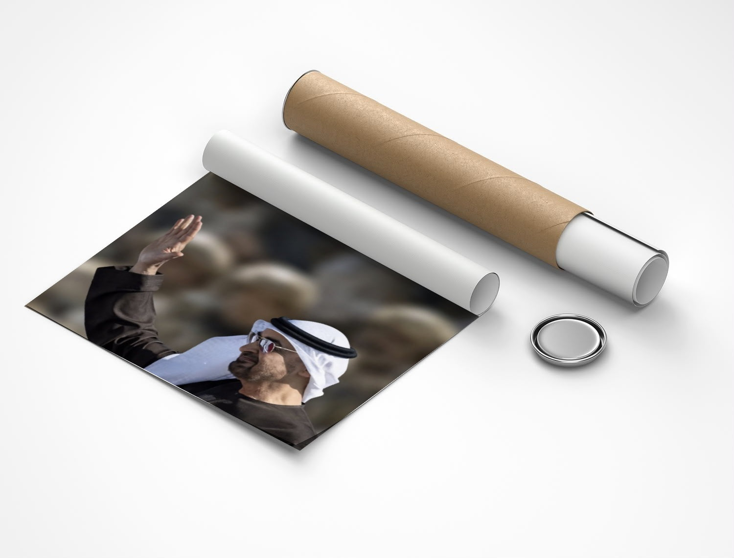 Rolled poster