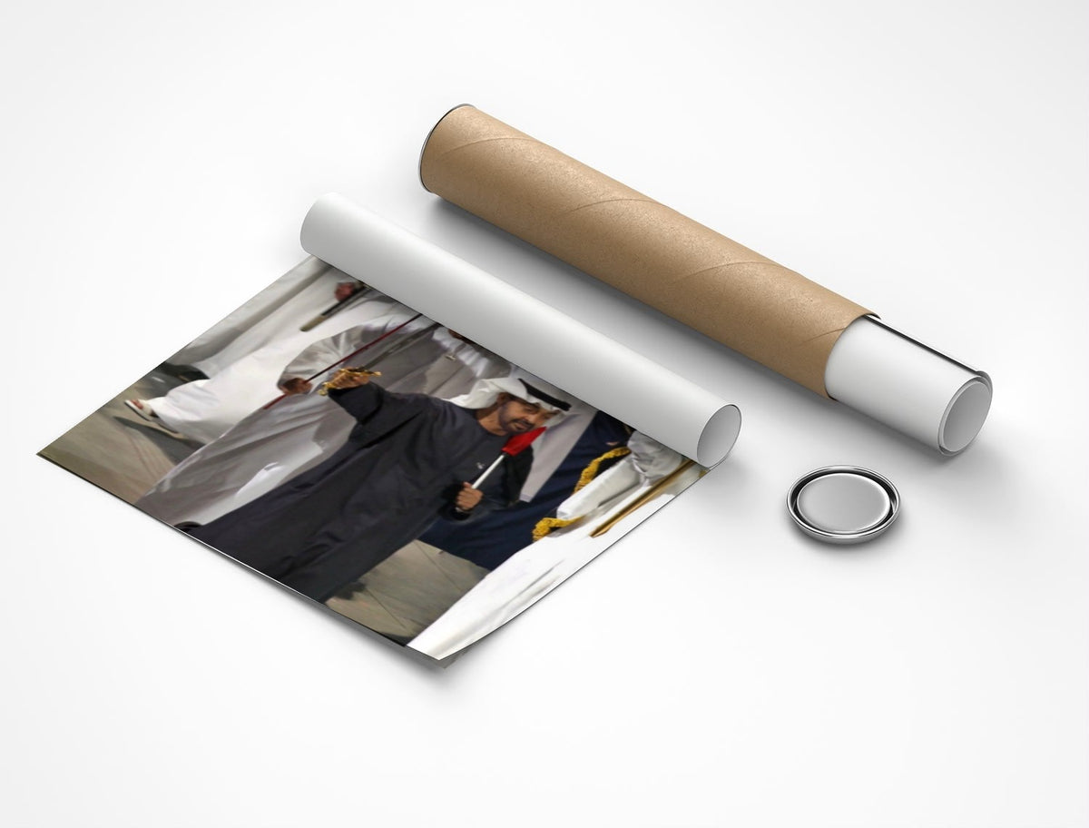 Rolled poster
