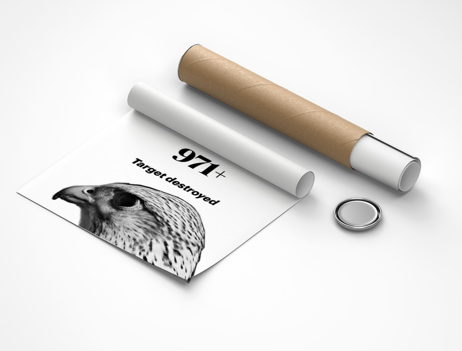 Rolled poster