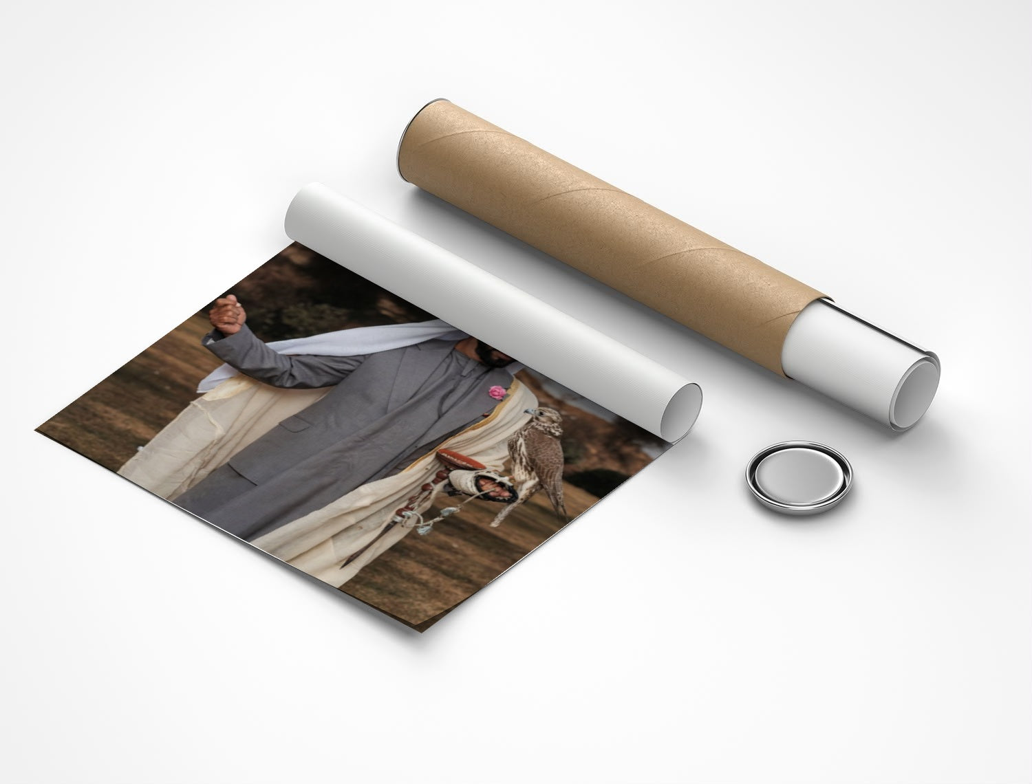Rolled poster