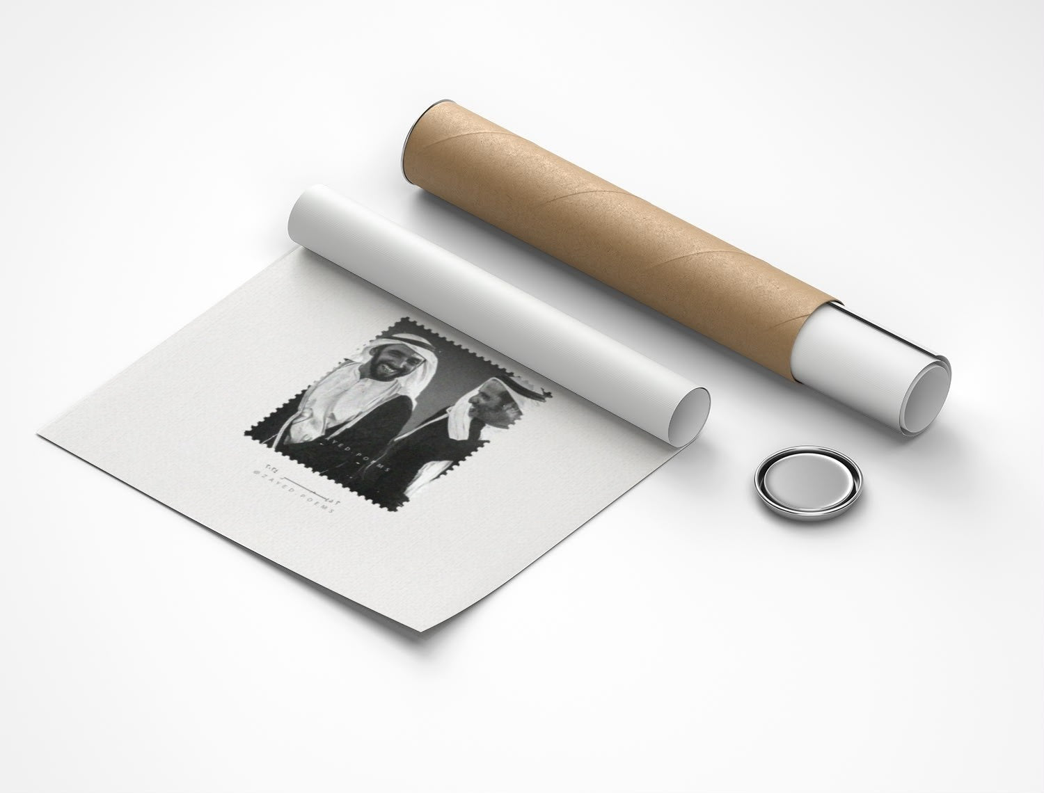 Rolled poster