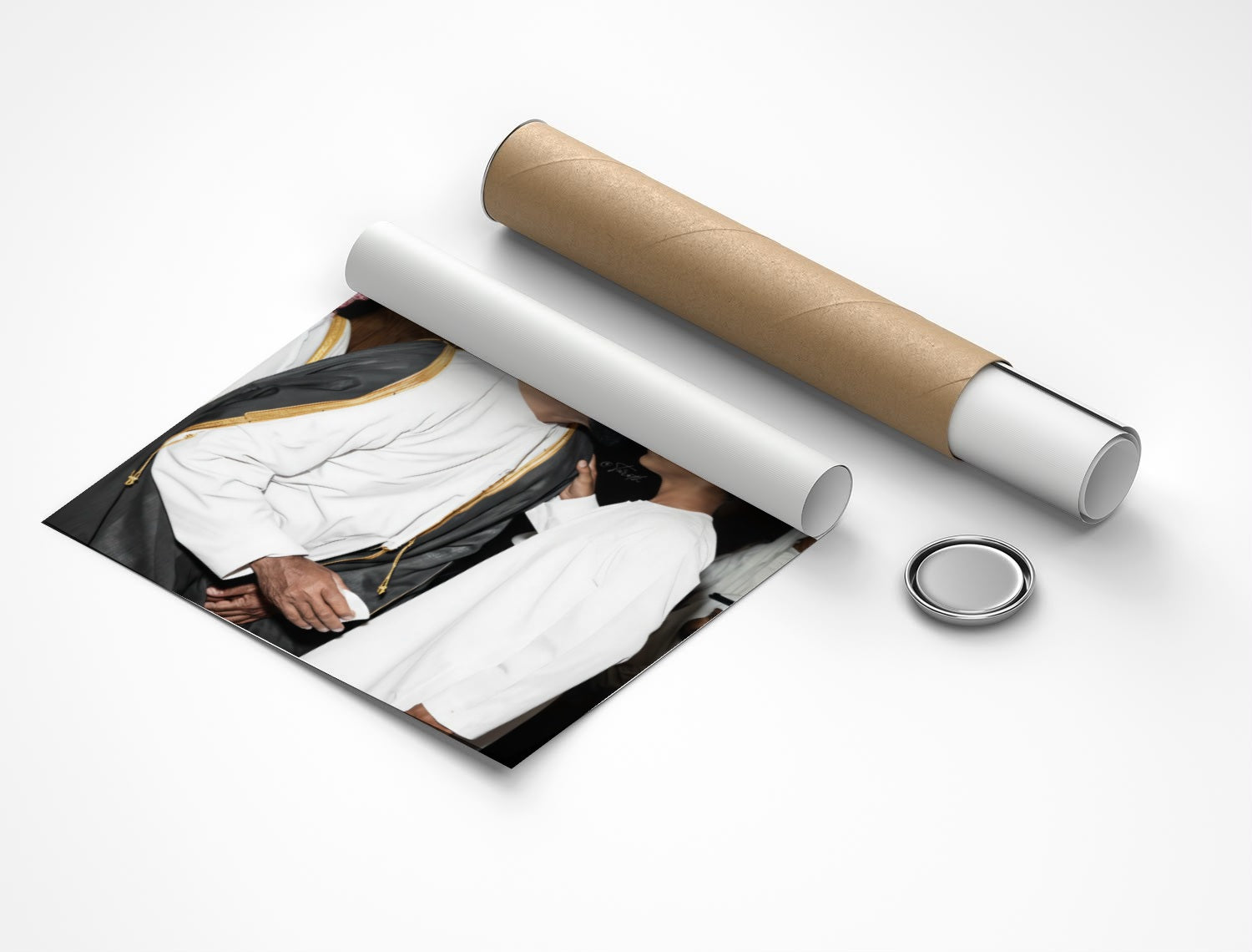 Rolled poster