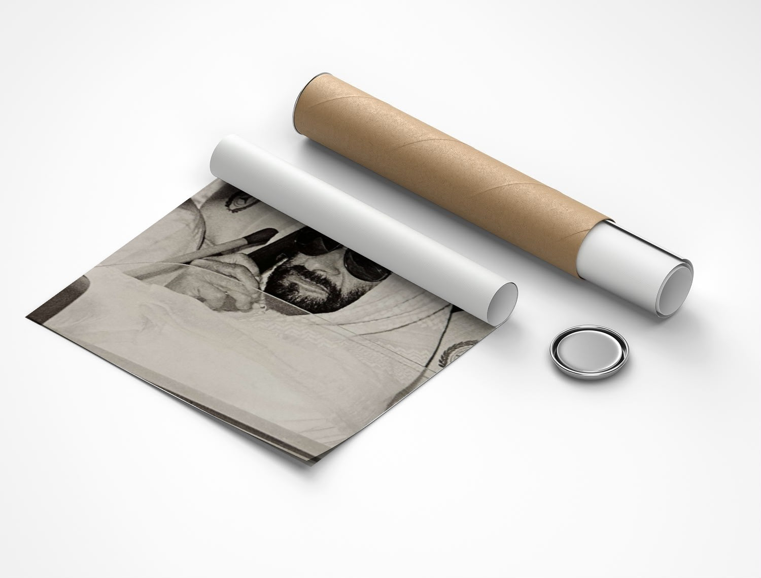 Rolled poster
