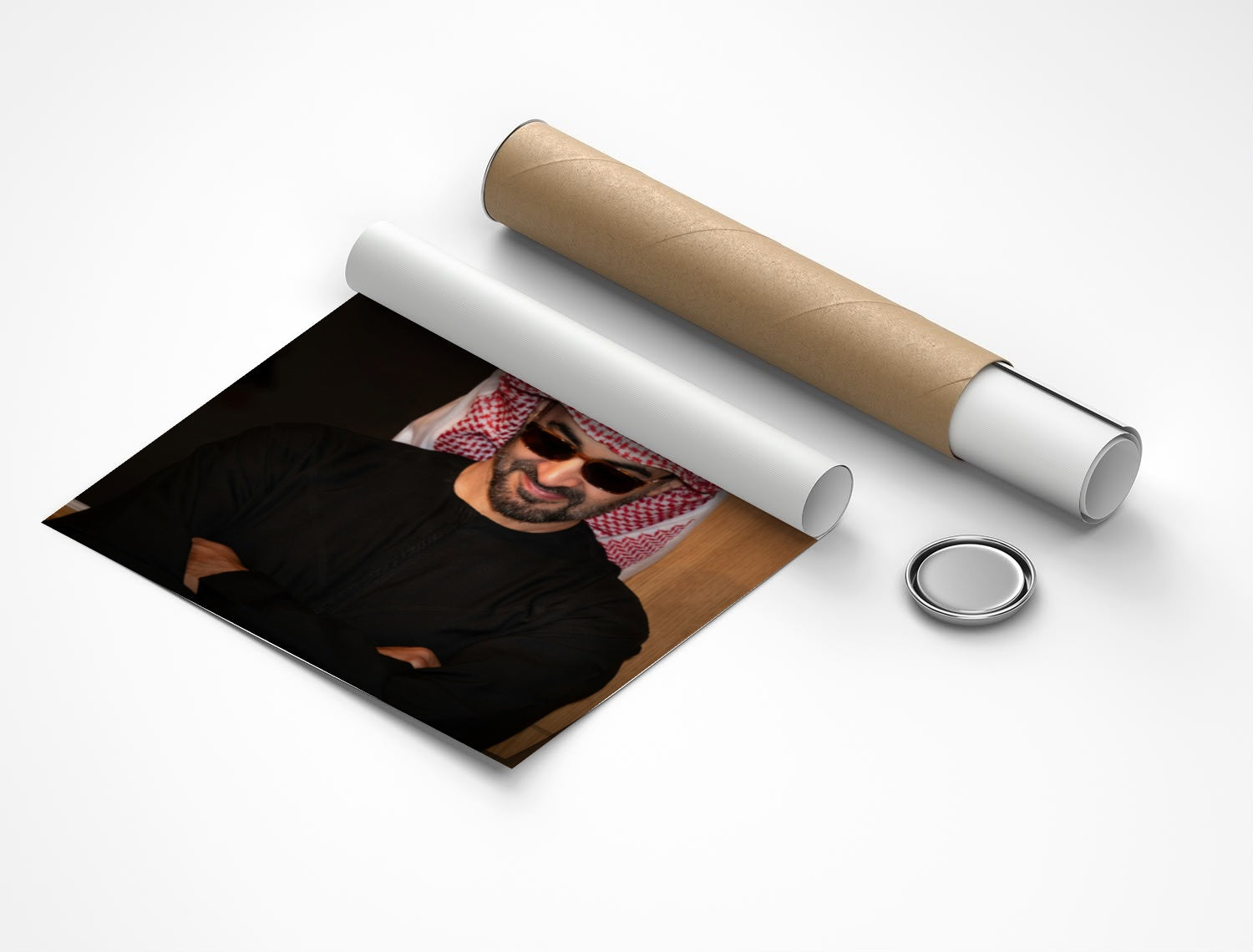 Rolled poster