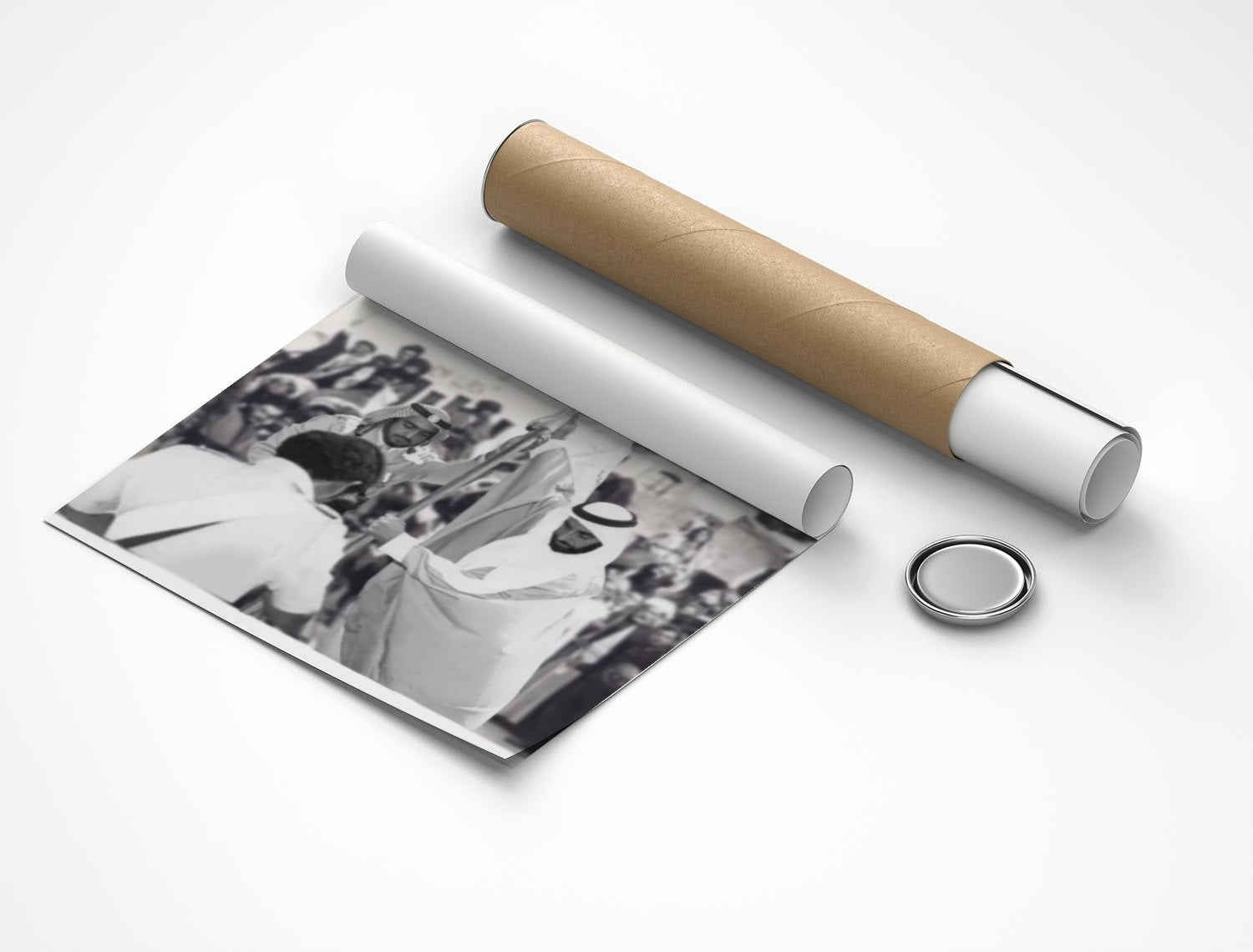 Rolled poster