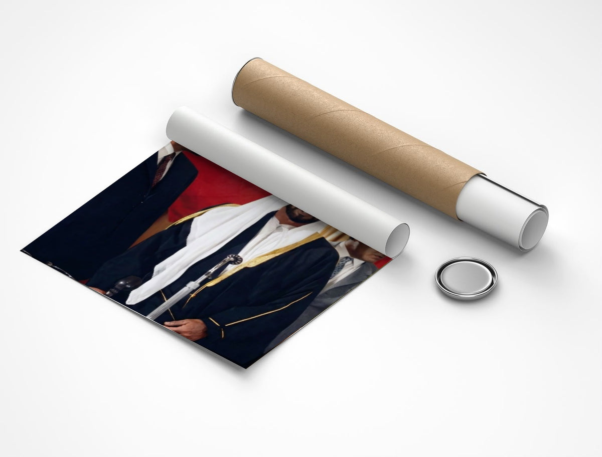 Rolled poster