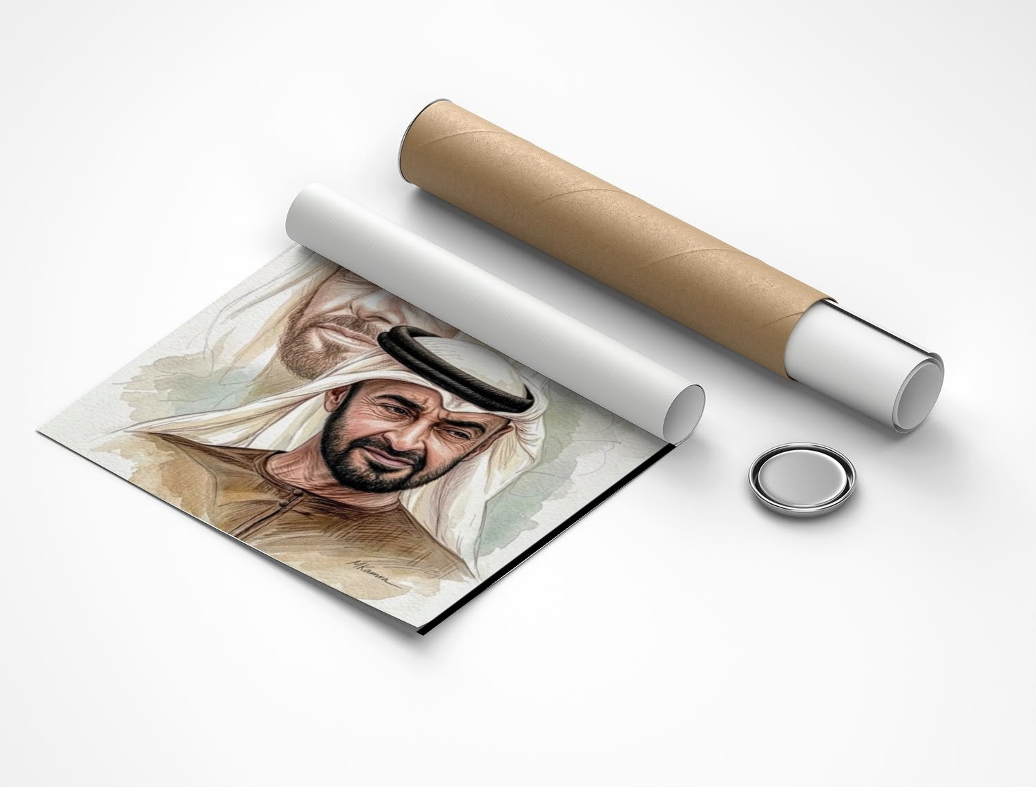 Rolled poster