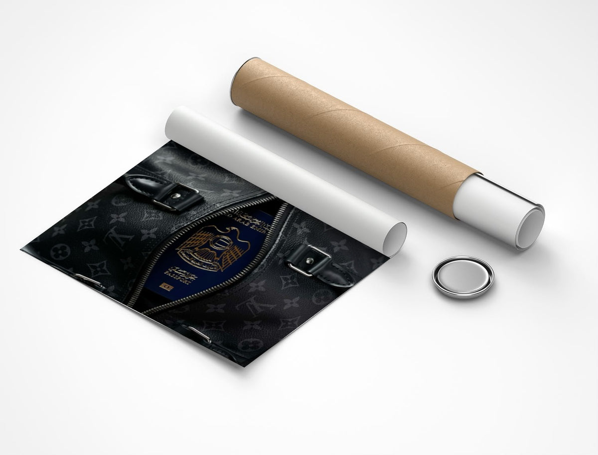 Rolled poster