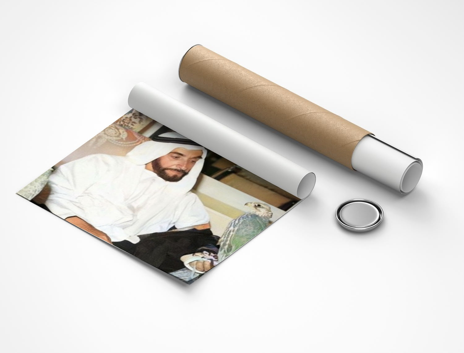 Rolled poster