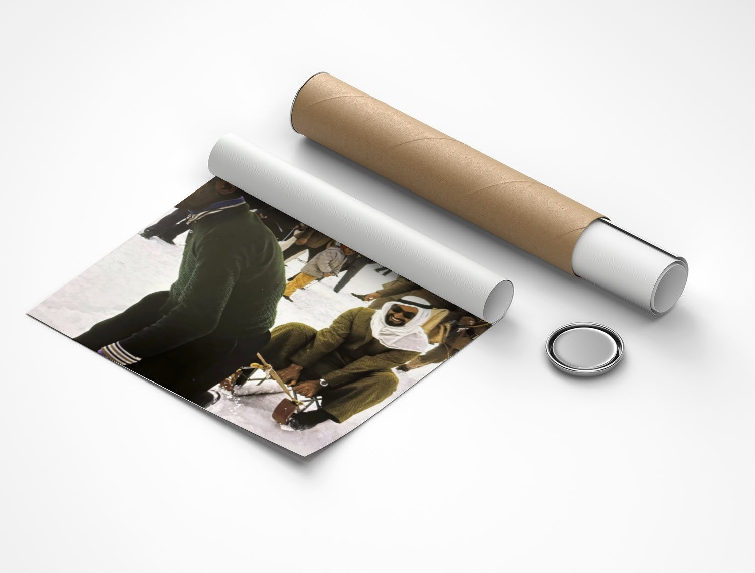 Rolled poster